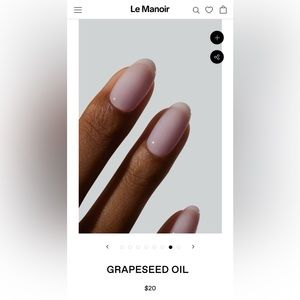 New in Bottle - Grapeseed Oil - Gelcare Le Manoir Gel Polish